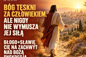 Błogosławieństwo 22 października — Czwartek — Wspomnienie św. Jana Pawła II Ewangelia powodem rozłamu Łk 12,49-53 Jego modlitwa nie miała początku ani końca, była całym jego istnieniem Błogo+sławię Cię na przemianę codzienności w modlitwę o. Zbyszek z Jas